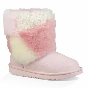 UGG Toddler Class Short Patchwork Fluff Boots 8